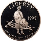 1995 S Civil War Commemorative Half Dollar Choice Proof  j416