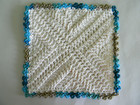 Handmade Crochet Dishcloths   Washcloths 100  Cotton      Aran Combo       set Of 2 