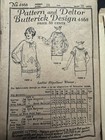 Original Butterick Ladies Blouse Sewing Patterns From 1920   s   4868