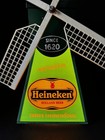 Vintage Heineken Beer Lighted Windmill Bar Sign  rotating Wheel  Video
