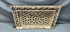 Antique Vtg 15x24 Cast Iron Texas Star Coal Chute Door Window Guard Old 1074-25b