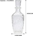 Whiskey Decanter Glass Crystal Liquor Scotch Vodka Bourbon Bottle Vintage Gift