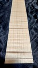 24 Fret 25 1 2   fender  Scale Slotted Flame Maple Fretboard No Radius