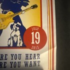 Pearl Jam 2013 Wrigley Field Chicago Poster Cracker Jack Shuss      