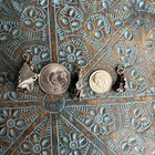 Campo Del Cielo Meteorite Pendant Lot 3pcs Raw Iron Space Jewelry 18 Grams Total