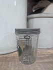 Rare Antique Royal Club Peanut Butter Glass Jar And Lid made In Portland Oregon 