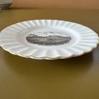 Antique Souvenir Plate Ancient Jamestown  Pemaquid  Maine Porcelain China Dish