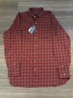 Nwt Polo Ralph Lauren Red And Navy Blue Plaid Long Sleeve Button Shirt Mens Xlt