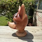 1955 Gund Disney Pedro Chihuahua Dog Lady And The Tramp Finger Puppt Rubber Face