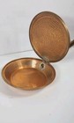 Antique Copper Bed Warmer 9  Brass Warming Bowl W  Wood Handle 32  Note