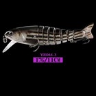 Fishing Lures For Bass Trout Segmented Multi Jointed Swimbaits Slow Sinking 3pc
