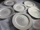 Homer Laughlin Celeste Set Of 12  Six 10      plates   Six 7    Salad Plates Mcm