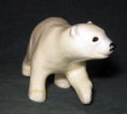 White Polar Bear 101x Club 1977 Figurine