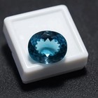 Natural Blue Aquamarine 14-15 Ct Oval Cut Sri Lanka Certified Loose Gemstone
