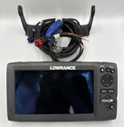 Lowrance Hook 9 Fish Finder Gps   Mounting Bracket Power Cord Transducer Tested
