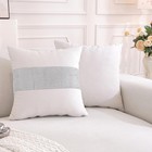 Pack Of 2 matching Sequin Patchwork Velvet Throw Pillow Cover With Silver Seq   