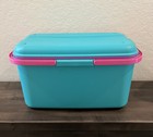Eagle Craftstor Craft Sewing Tote Storage System Organizer Teal Pink Purple 19in