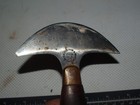 C s  Osborne Antique Round Head Half Moon  Knife Leather Working Tool Primitive