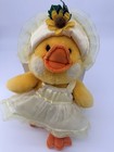Vtg 90   s Plush Duck New Nostalgic Stuffed Animal Sunflower Plush Toy
