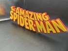 The Amazing Spider-man Logo Sign Display   3d Wall Desk Shelf Art
