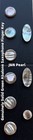 2 5mm Thick Saxophone Finger Key Buttons Genuine Solid Abalone 9pcs set 