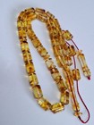       natural Baltic Amber Islamic Prayer 33 Beads Misbaha Tasbih Rosary 18g    
