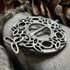 New Pewter Trinity Knot Brooch Celtic Irish Scottish Ladies Pin