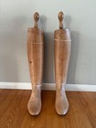 Pair Antique Boot Trees Molds Peal   Co London Captain Joseph Eysner Military