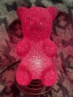 Pink Gummy Bear 9  Plastic Lamp Night Lights Up