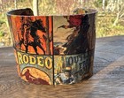 Western Cowboy Movie Bracelet Bangle Cuff  Texas Rodeo Gunslinger Artisan Made