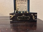 Iscott Antique Box Nautical Sextant With Wooden Box Vintage Collectible