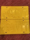 Beautiful Condition Antique 1956 California License Plates