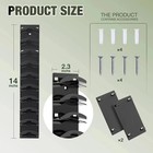 2 Pack Hat Organizer For Baseball Caps  Hat Rack For Wall 16 Hats Organizer