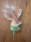 Vintage Wild Turkey Bourbon Porceliam Pour Spout Stopper Made In Taiwan