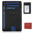 Front Pocket Thin Wallet For Men Women Rfid Blocking Credit Card Holder Card Cas
