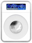 2020 Silver Eagle Barbados Shapes America Cut-out Proof Li 1 Oz   999  Ngc Pl69