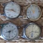 Timex Seiko Cimier Sharp Mixed Lot Vintage Men s Watch Heads  no Bands 