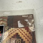 Vintage Red Heart Rug Pattern By Coats   Clark Latch Hook Aztec 6607-01 1970s