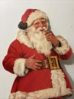 Vintage 1988 Santa Claus 20    Store Cardboard Display Easel Back Merrimack Publ