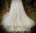 Essense Of Australia Wedding Dress Gown D2615 Ivory   Blush Bridal 10 Fits 6 Nwt