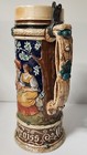 Large Antique Decorative German Stein