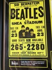 The Beatles 16  X 13  Framed Repligraph Of Shea Stadium Flyer Ticket   Photo