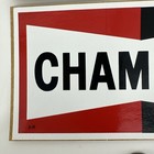 Lot Of 2 Vintage Champion Sticker Original 70s 80s Racing Decal 2 5  X 4 75  Nos