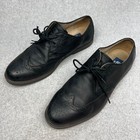 Vintage Polo Ralph Lauren Pebble Leather Wingtip Oxfords Shoes Mens Size 10 5  