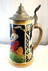 Vintage 8  Reinhold Merkelbach Lidded German Beer Stein  3393 Made In Germany 