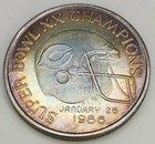 1986 Chicago Bears Super Bowl  Xx  Champ Monster Of Midway 1 Troy Oz  999 Silver
