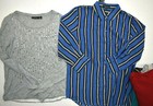 Wholesale Bulk Lot Of 12 Womens Medium Long Sleeve Business Casual Tops Blouses
