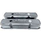 Nos Mopar 383 400 440 Polished Die-cast Polished Aluminum Valve Covers  Polished