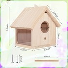 Bird Houses For Outside Clearance With Pole  Wood Birdhouse Blue Bird House Bird