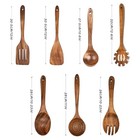 Wooden Kitchen Utensil Set  - Natural Cooking Tools